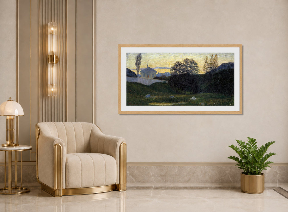 Giovanni Giacometti, Dusk (1897) — art deco roomset