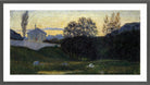 Giovanni Giacometti, Dusk (1897) — dark grey frame