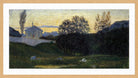 Giovanni Giacometti, Dusk (1897) — oak frame