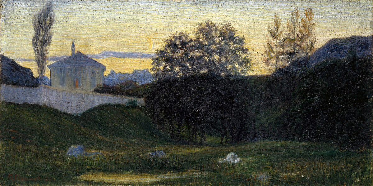Giovanni Giacometti, Dusk (1897) — unframed