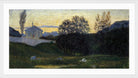 Giovanni Giacometti, Dusk (1897) — white frame