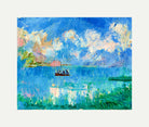 Giovanni Giacometti, I Pescatori (1918–1920) — rolled canvas