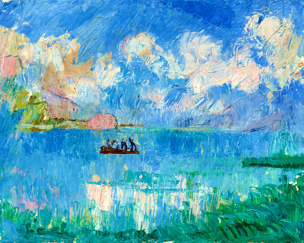 Giovanni Giacometti, I Pescatori (1918–1920) — unframed