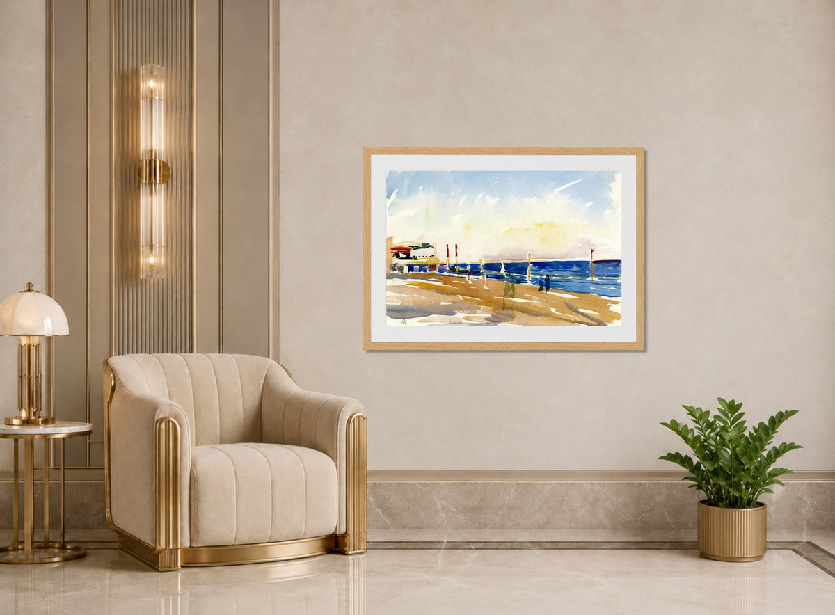Giovanni Giacometti, Lido of Venice — art deco roomset