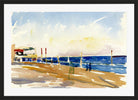 Giovanni Giacometti, Lido of Venice — black frame
