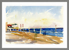 Giovanni Giacometti, Lido of Venice — light grey frame