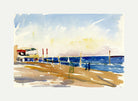 Giovanni Giacometti, Lido of Venice — rolled canvas