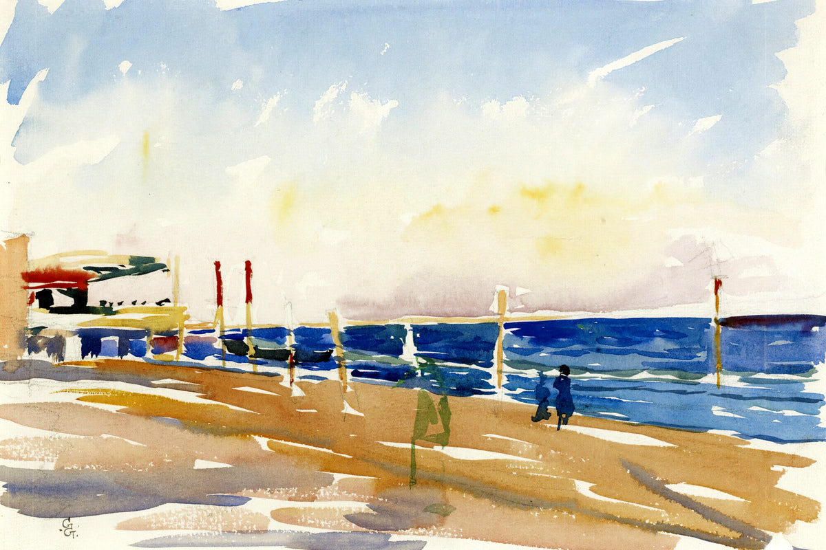 Giovanni Giacometti, Lido of Venice — unframed