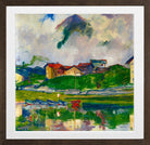 Giovanni Giacometti, Maloja (1925) — brown frame