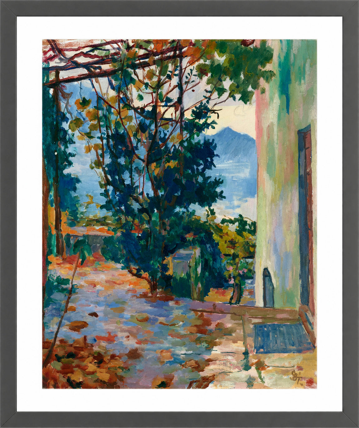 Giovanni Giacometti, Minusio (1926) — dark grey frame