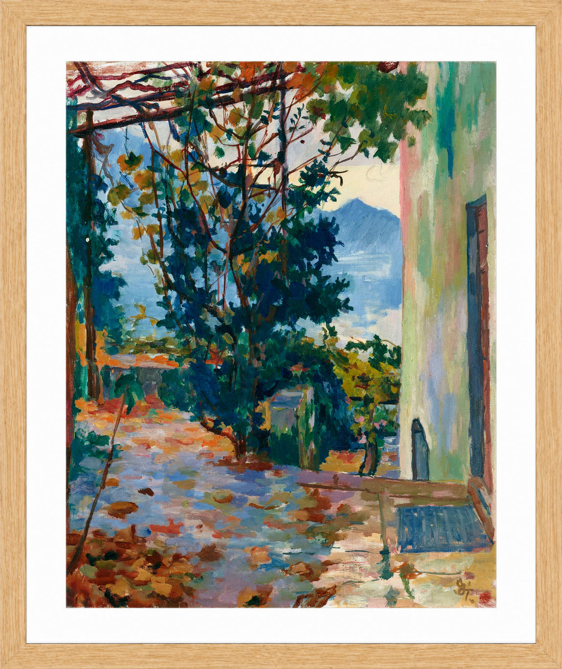 Giovanni Giacometti, Minusio (1926) — oak frame