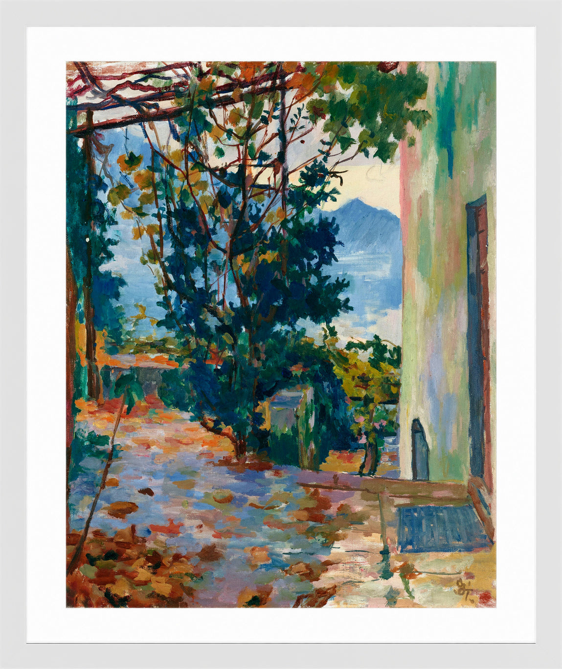 Giovanni Giacometti, Minusio (1926) — white frame