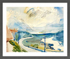 Giovanni Giacometti, Morgen bei Maloja — dark grey frame