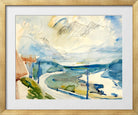 Giovanni Giacometti, Morgen bei Maloja — gold frame