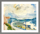 Giovanni Giacometti, Morgen bei Maloja — light grey frame