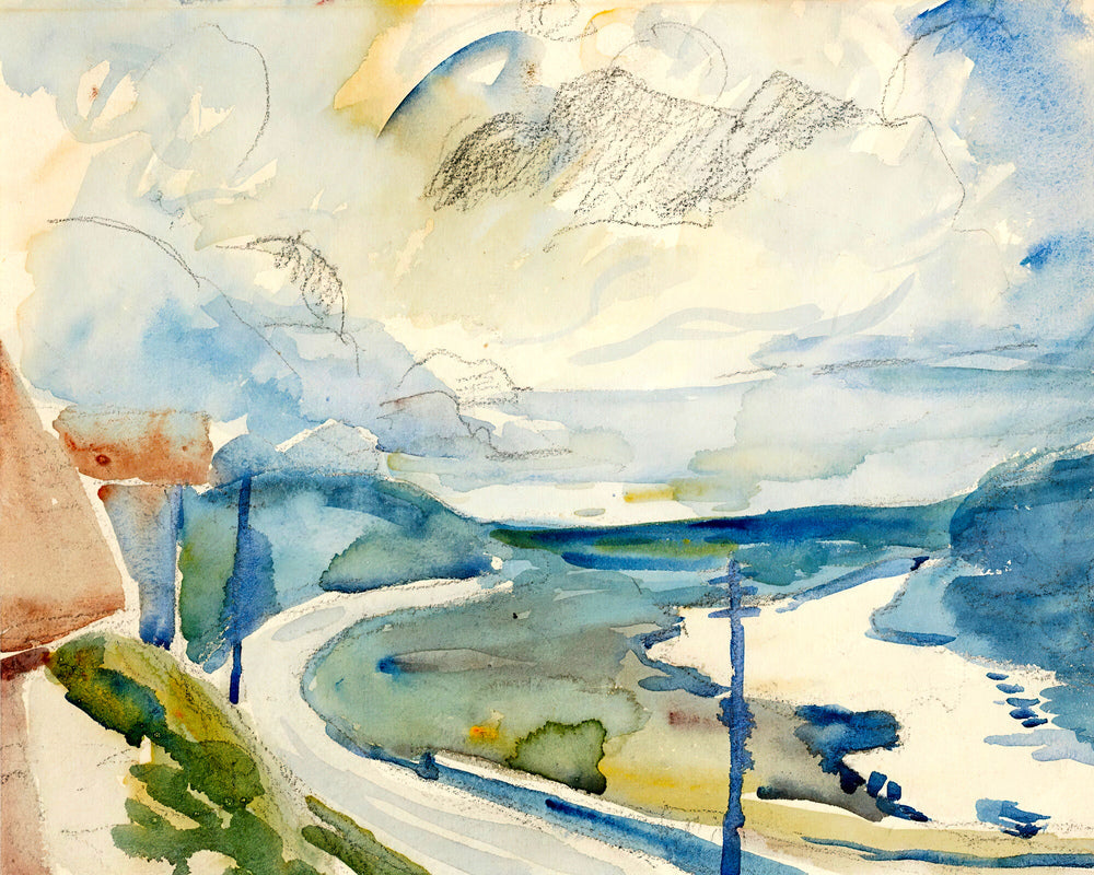 Giovanni Giacometti, Morgen bei Maloja — unframed