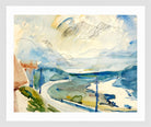 Giovanni Giacometti, Morgen bei Maloja — white frame