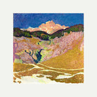 Giovanni Giacometti, Piz Duan (1908) — rolled canvas