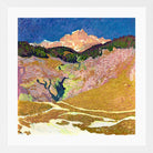 Giovanni Giacometti, Piz Duan (1908) — white frame