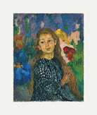 Giovanni Giacometti, Portrait of Ottilia Giacometti (1912) — rolled canvas