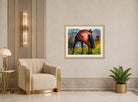 Giovanni Giacometti, Red Horse — art deco roomset