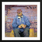 Giovanni Giacometti, The Bread (1908) — black frame