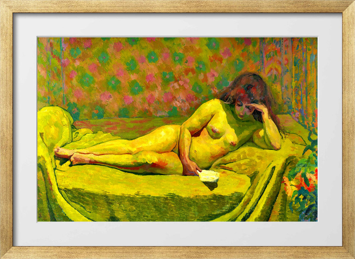 Giovanni Giacometti, Theodora (1914) — gold frame