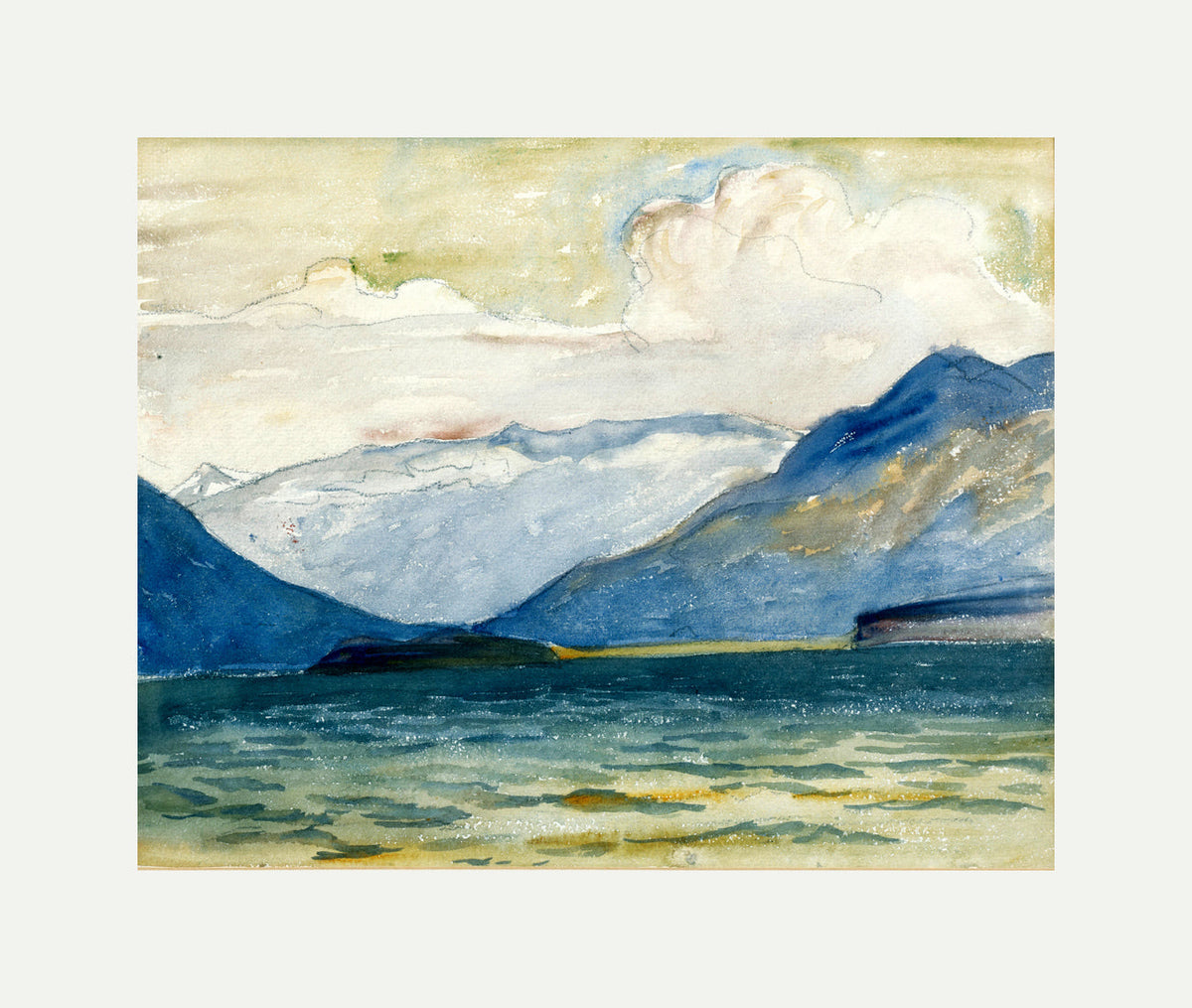 Giovanni Giacometti, View from Plaun da Lej towards Chasté Peninsula — rolled canvas