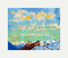 Giovanni Giacometti, View from Stampa towards Italy (1924) — rolled canvas