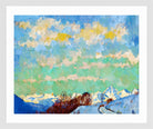 Giovanni Giacometti, View from Stampa towards Italy (1924) — white frame