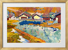 Giovanni Giacometti, Vorfrühling in Stampa (1911) — gold frame