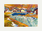 Giovanni Giacometti, Vorfrühling in Stampa (1911) — rolled canvas
