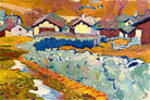 Giovanni Giacometti, Vorfrühling in Stampa (1911) — unframed