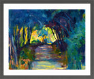 Giovanni Giacometti, Waldweg (1917) — dark grey frame