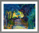 Giovanni Giacometti, Waldweg (1917) — light grey frame
