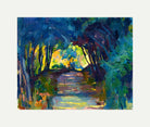 Giovanni Giacometti, Waldweg (1917) — rolled canvas