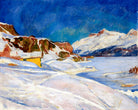 Giovanni Giacometti, Winter Landscape near Capolago (1930) — unframed