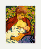 Giovanni Giacometti, Young Mother (1910) — rolled canvas