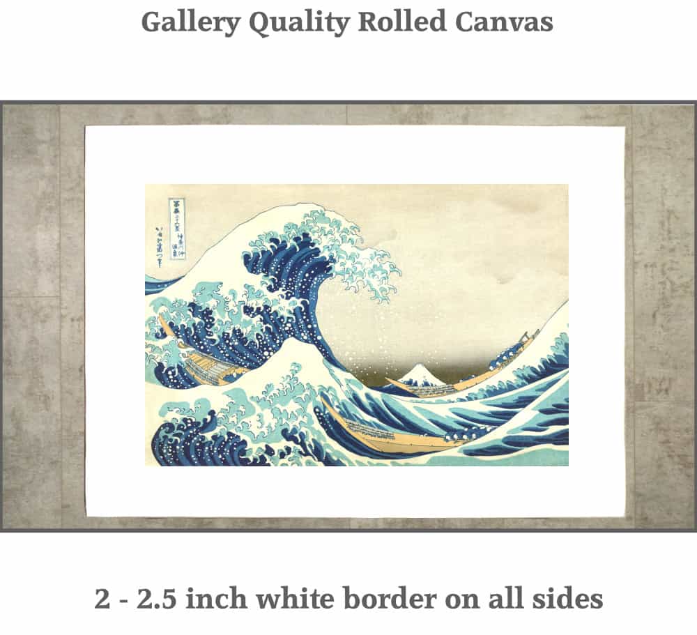 rolled canvas print