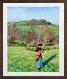 Harold Harvey Print, Early spring (1918) in a brown frame