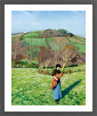 Harold Harvey Print, Early spring (1918) in a dark grey frame
