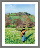 Harold Harvey Print, Early spring (1918) in a light grey frame