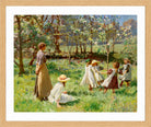 Harold Harvey Print, Maytime (1912) in an oak frame