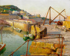 Harold Harvey Print, Mousehole (1939) as an unframed print