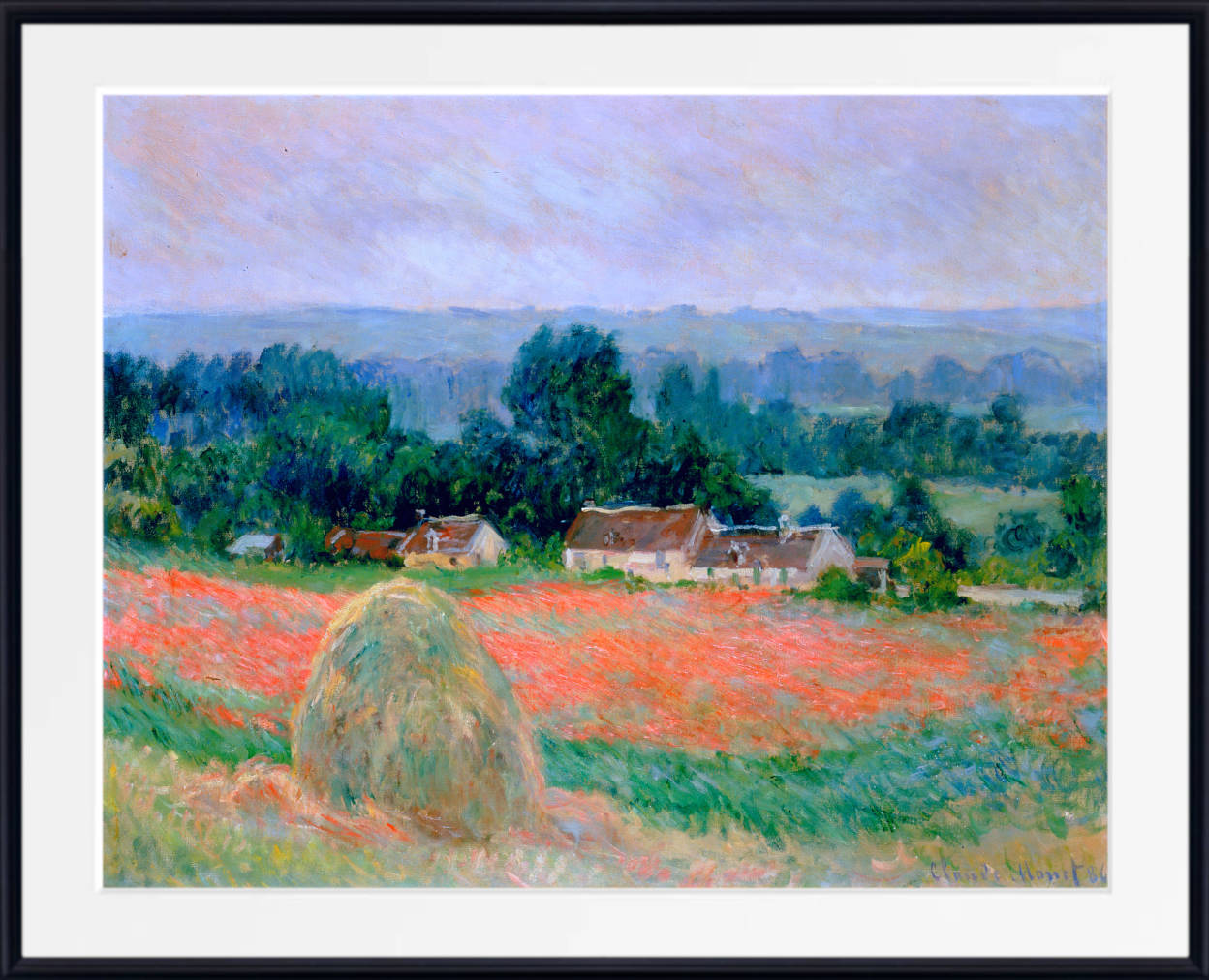 Claude Monet Fine Art Print, Haystack at Giverny – GalleryThane