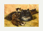A Gentle Provocation (1899) by Henriette Ronner-Knip — rolled canvas