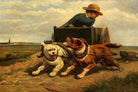 Boy with a Dog Cart by Henriette Ronner-Knip — unframed
