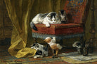 Mother’s Pride — The Red Chair by Henriette Ronner-Knip — unframed