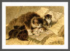 Mother’s Pride (1901) by Henriette Ronner-Knip — dark grey frame
