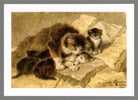 Mother’s Pride (1901) by Henriette Ronner-Knip — light grey frame